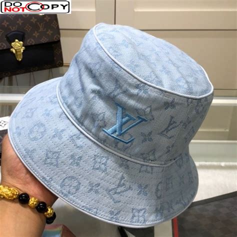 denim lv hat|monogram denim bucket hats.